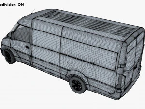 Van de carga comercial gen&eacute;rica M 3 Modelo 3D