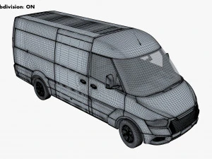 Van de carga comercial gen&eacute;rica M 3 Modelo 3D