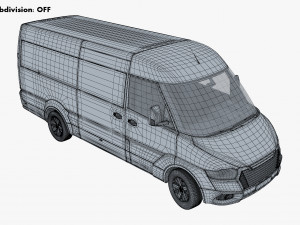 Generic Commercial Cargo Van M 3 3D-Modell