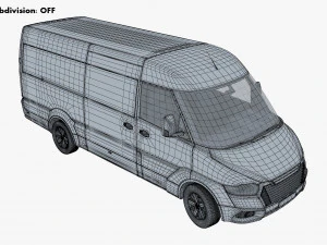 Van de carga comercial gen&eacute;rica M 3 Modelo 3D
