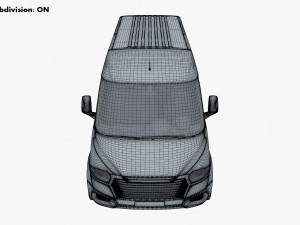 Generic Commercial Cargo Van M 3 3D-Modell