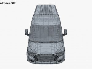 Generic Commercial Cargo Van M 3 3D-Modell