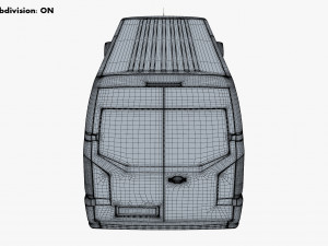 Generic Commercial Cargo Van M 3 3D-Modell