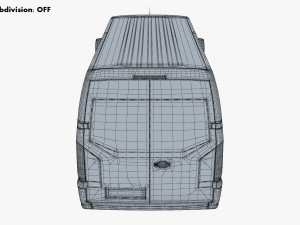 Generic Commercial Cargo Van M 3 3D-Modell