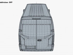 Van de carga comercial gen&eacute;rica M 3 Modelo 3D