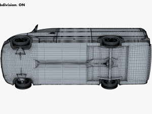Generic Commercial Cargo Van M 3 3D-Modell
