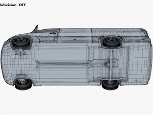 Generic Commercial Cargo Van M 3 3D-Modell