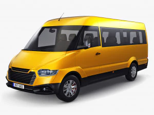 Furgone passeggeri generico M 2 Modello 3D