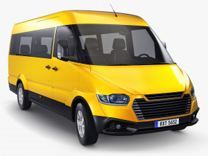 Generic Passenger Van M 2 3D Model