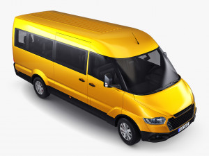 Generic Passenger Van M 2 3D Model