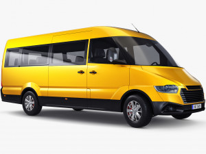 Generic Passenger Van M 2 3D Model