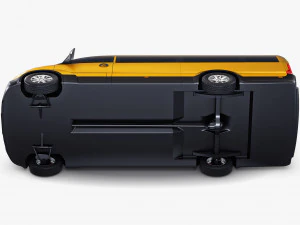 Generic Passenger Van M 2 3D Model