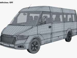 Generic Passenger Van M 2 3D Model