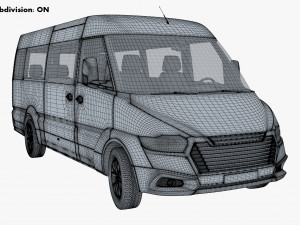Generic Passenger Van M 2 3D Model