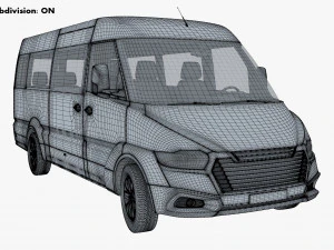 Generic Passenger Van M 2 3D Model