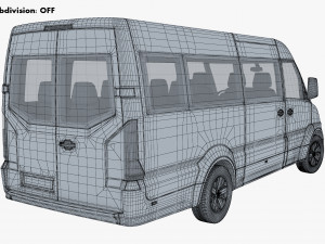 Generic Passenger Van M 2 3D Model