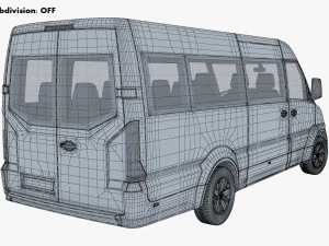 Generic Passenger Van M 2 3D Model