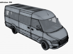 Generic Passenger Van M 2 3D Model
