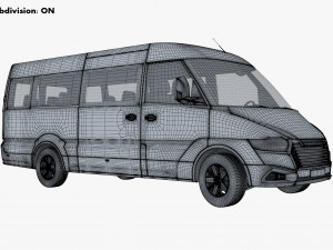 Generic Passenger Van M 2 3D Model