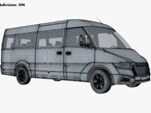 Generic Passenger Van M 2 3D Model