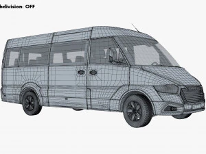 Generic Passenger Van M 2 3D Model