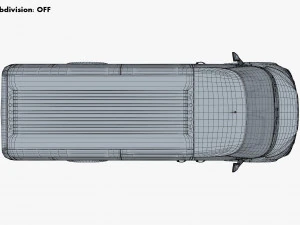 Generic Passenger Van M 2 3D Model