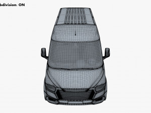 Generic Passenger Van M 2 3D Model
