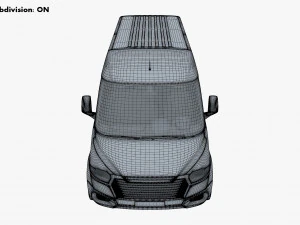 Generic Passenger Van M 2 3D Model