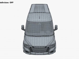 Generic Passenger Van M 2 3D Model