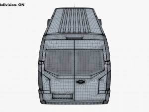 Generic Passenger Van M 2 3D Model