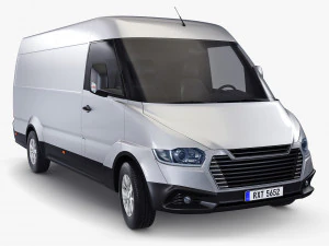 Generic Commercial Cargo Van M 4 3D Model