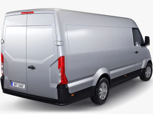 Generic Commercial Cargo Van M 4 3D Model