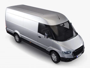 Generic Commercial Cargo Van M 4 3D Model