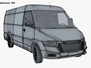 Generic Commercial Cargo Van M 4 3D Model