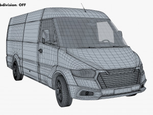 Generic Commercial Cargo Van M 4 3Dモデル