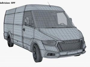 Generic Commercial Cargo Van M 4 3D Model