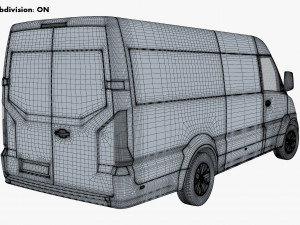 Generic Commercial Cargo Van M 4 3Dモデル