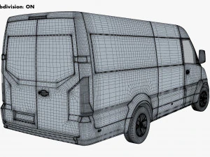 Generic Commercial Cargo Van M 4 3D Model