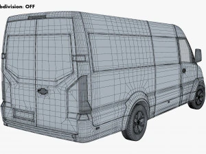 Generic Commercial Cargo Van M 4 3D Model