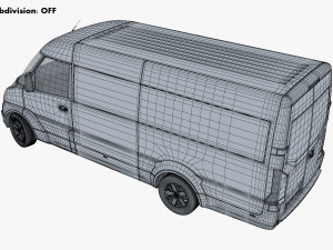 Generic Commercial Cargo Van M 4 3Dモデル