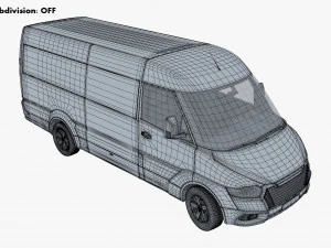 Generic Commercial Cargo Van M 4 3D Model