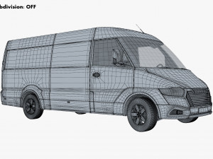 Generic Commercial Cargo Van M 4 3Dモデル