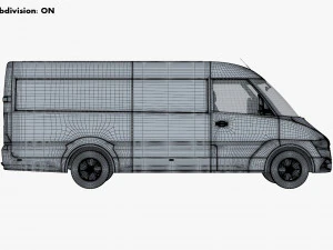 Generic Commercial Cargo Van M 4 3D Model