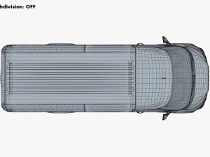 Generic Commercial Cargo Van M 4 3D Model