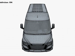Generic Commercial Cargo Van M 4 3D Model