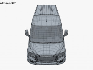 Generic Commercial Cargo Van M 4 3Dモデル