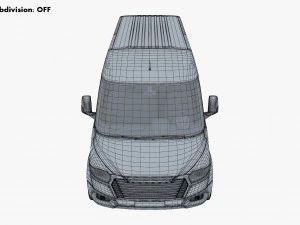 Generic Commercial Cargo Van M 4 3D Model
