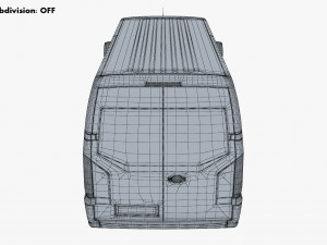 Generic Commercial Cargo Van M 4 3Dモデル