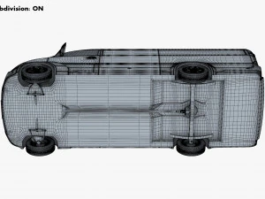 Generic Commercial Cargo Van M 4 3D Model
