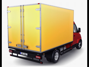 Generic Box Truck M 3 3D Модель